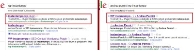 Google SERP cambiano