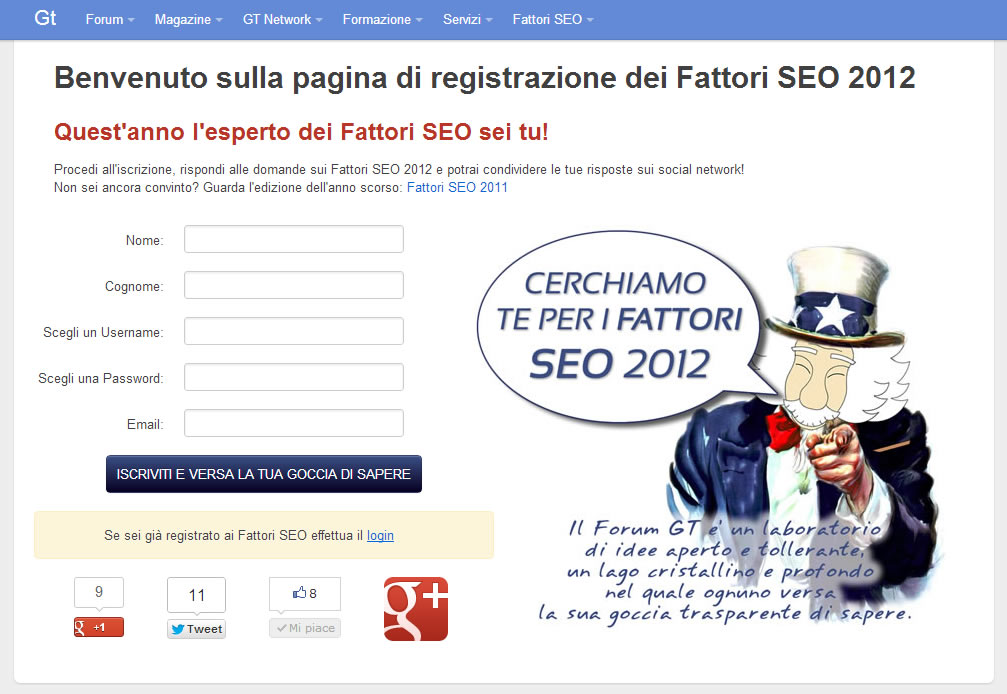 fattori seo