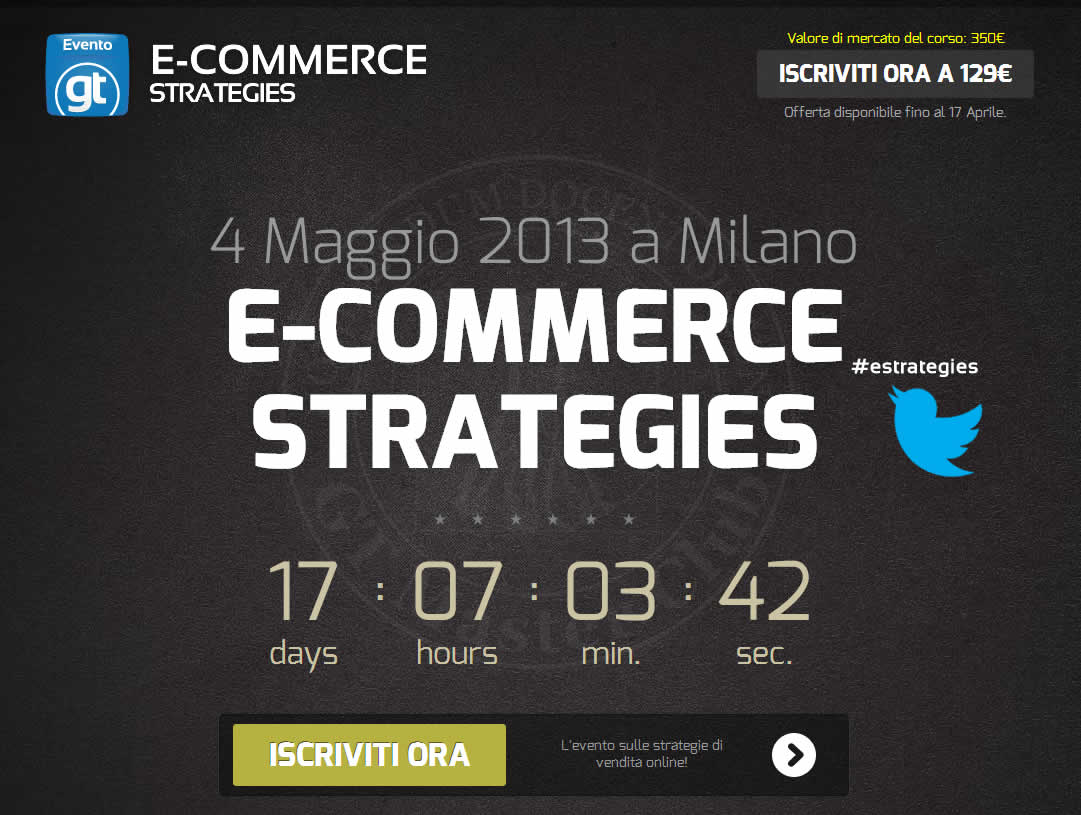 E-Commerce Strategies » l'evento sulle strategie di vendita online
